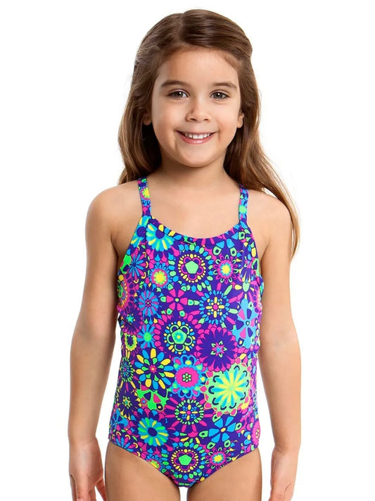 Funkita Chelsea Flower Toddler Girls One Piece Swimsuit
