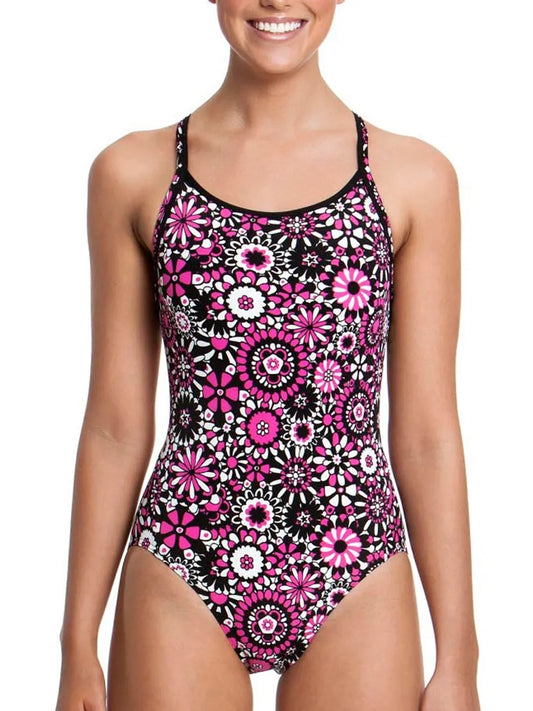 Funkita Petals Of Paris Womens One Piece Swimsuit