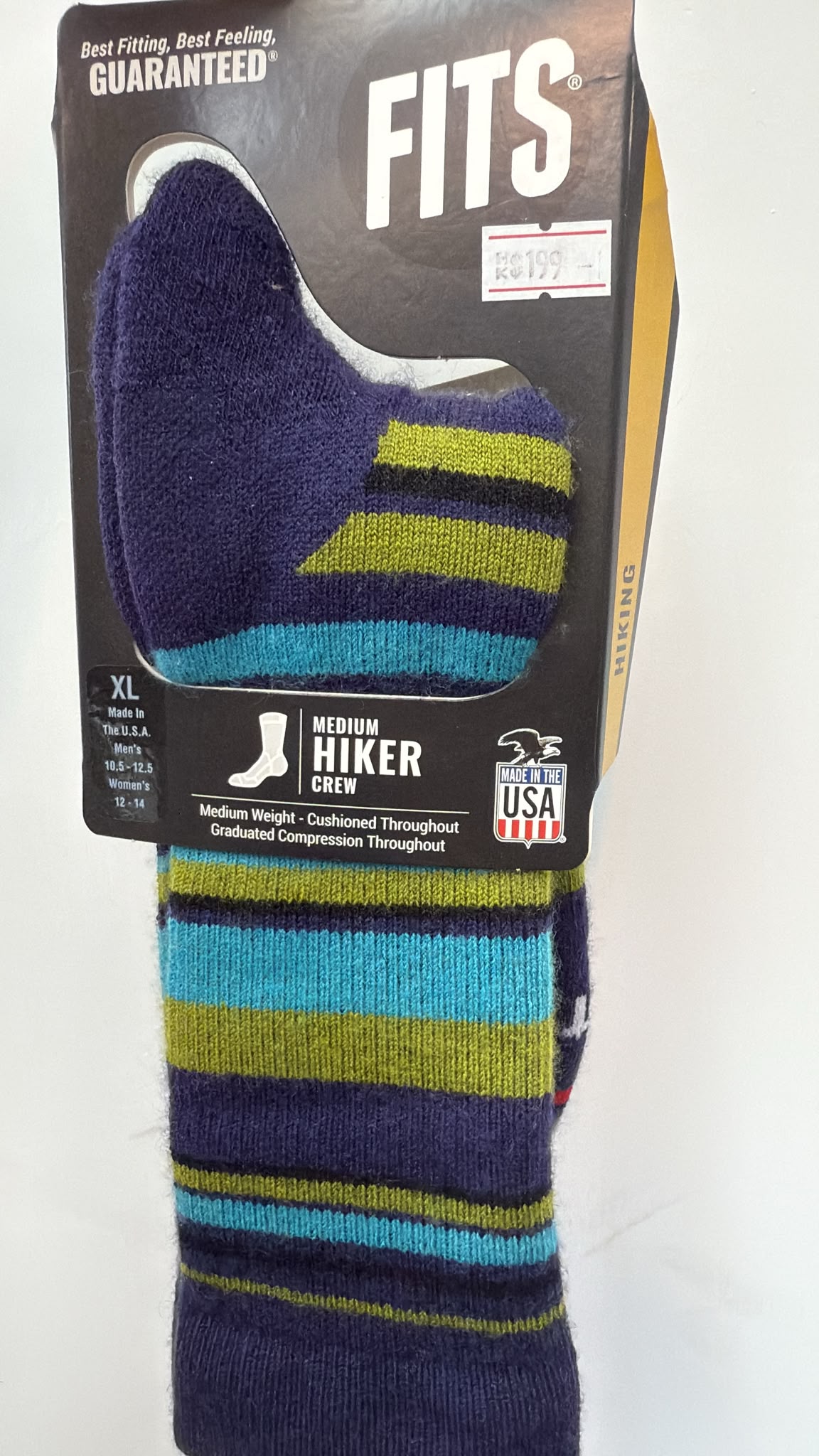 Fits's Medium Hiker crew Socks