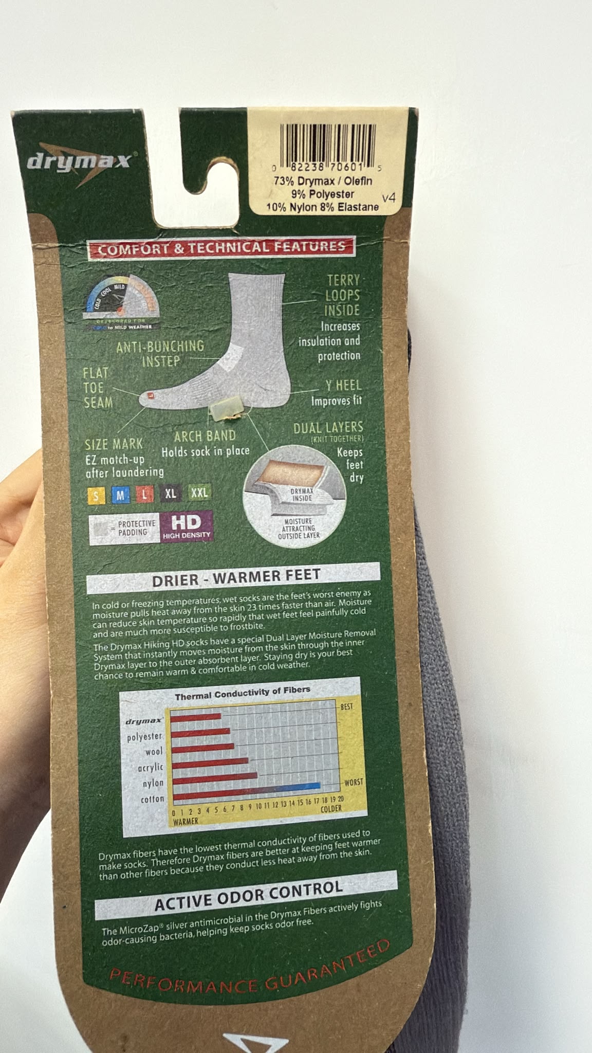Drymax hiking HD over calf Sock